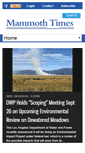 Mobile Screenshot of mammothtimes.com